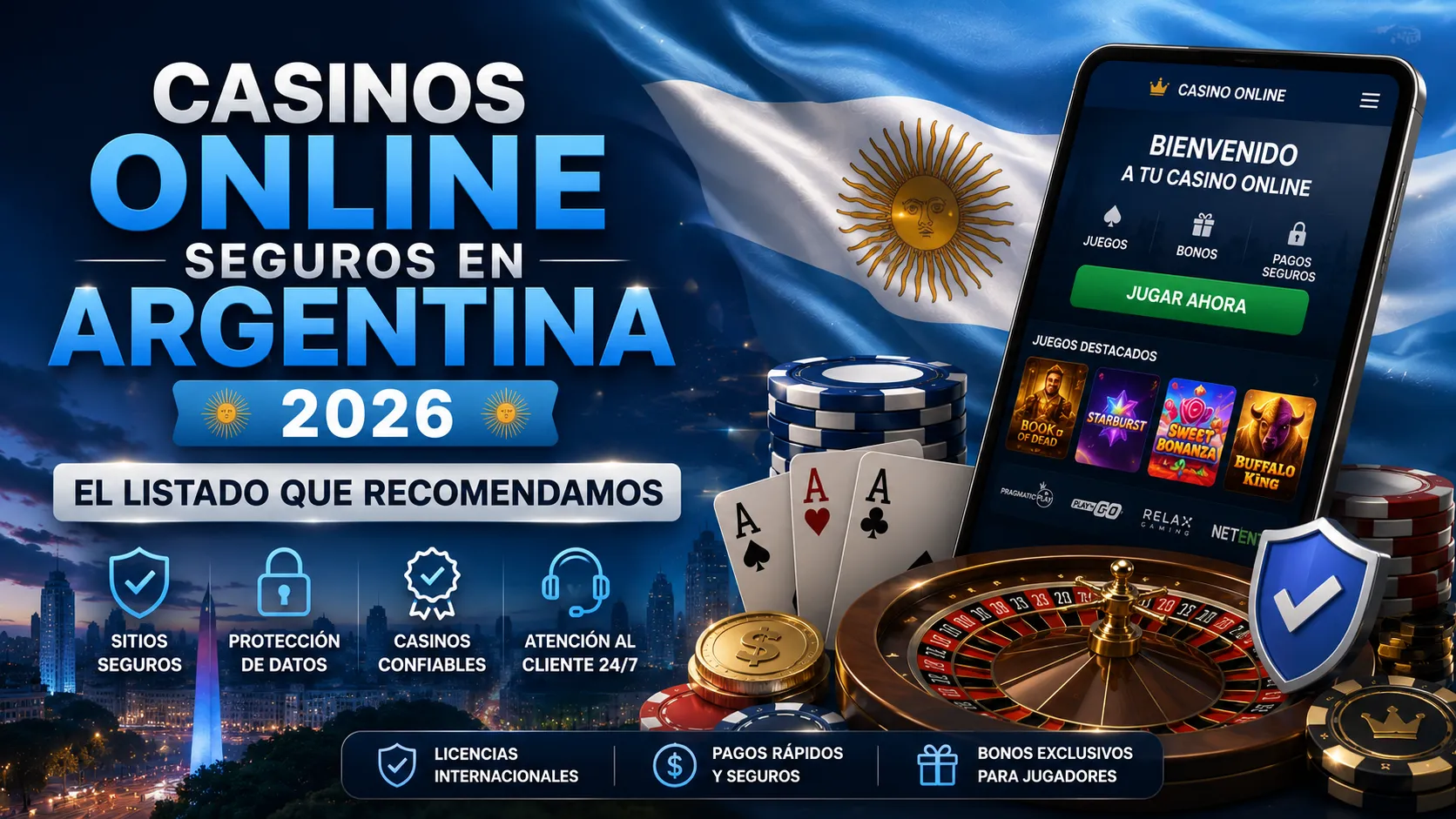 Casinos online seguros en Argentina 2026: el listado que recomendamos